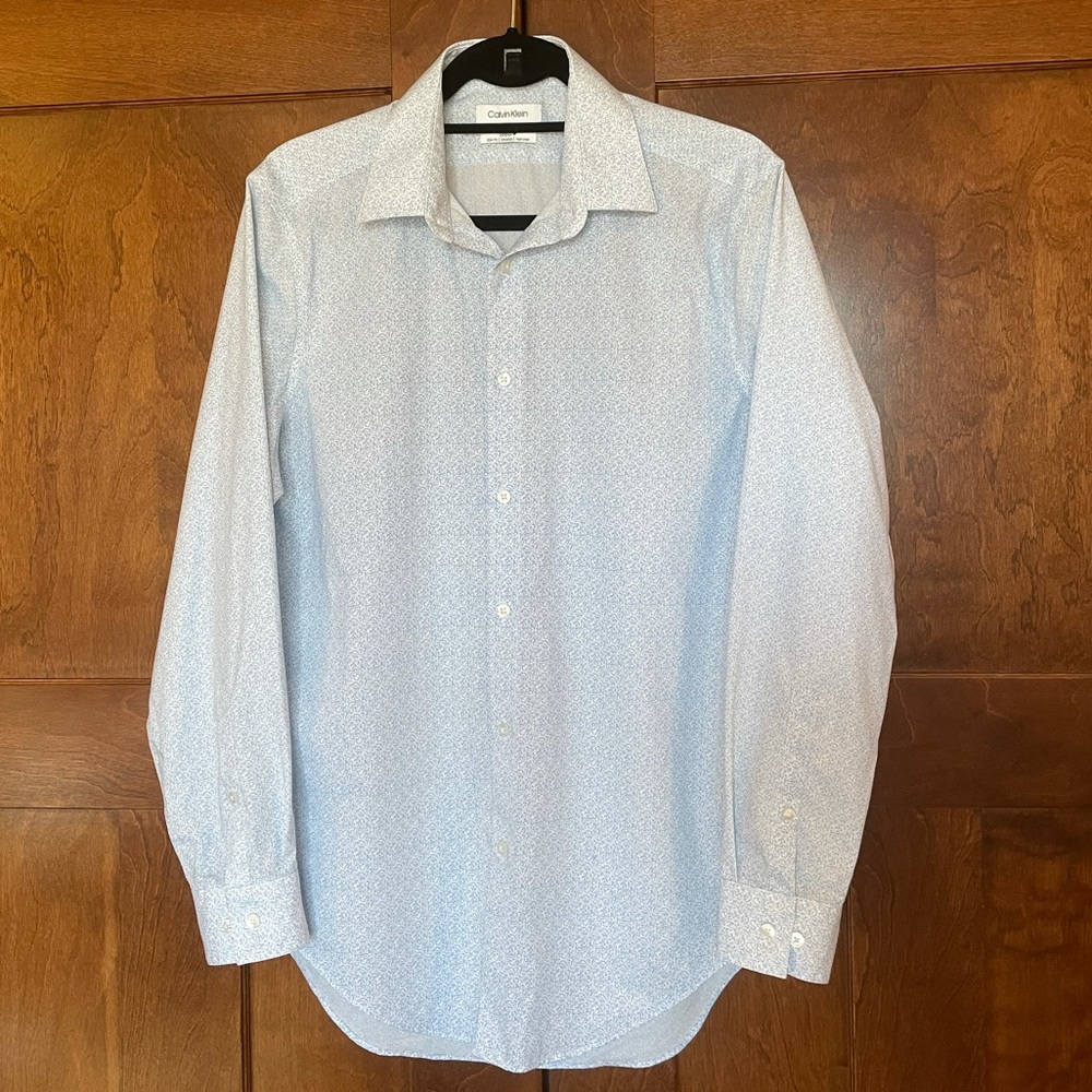 Calvin Klein Steel Slim-Fit Non-Iron Stretch